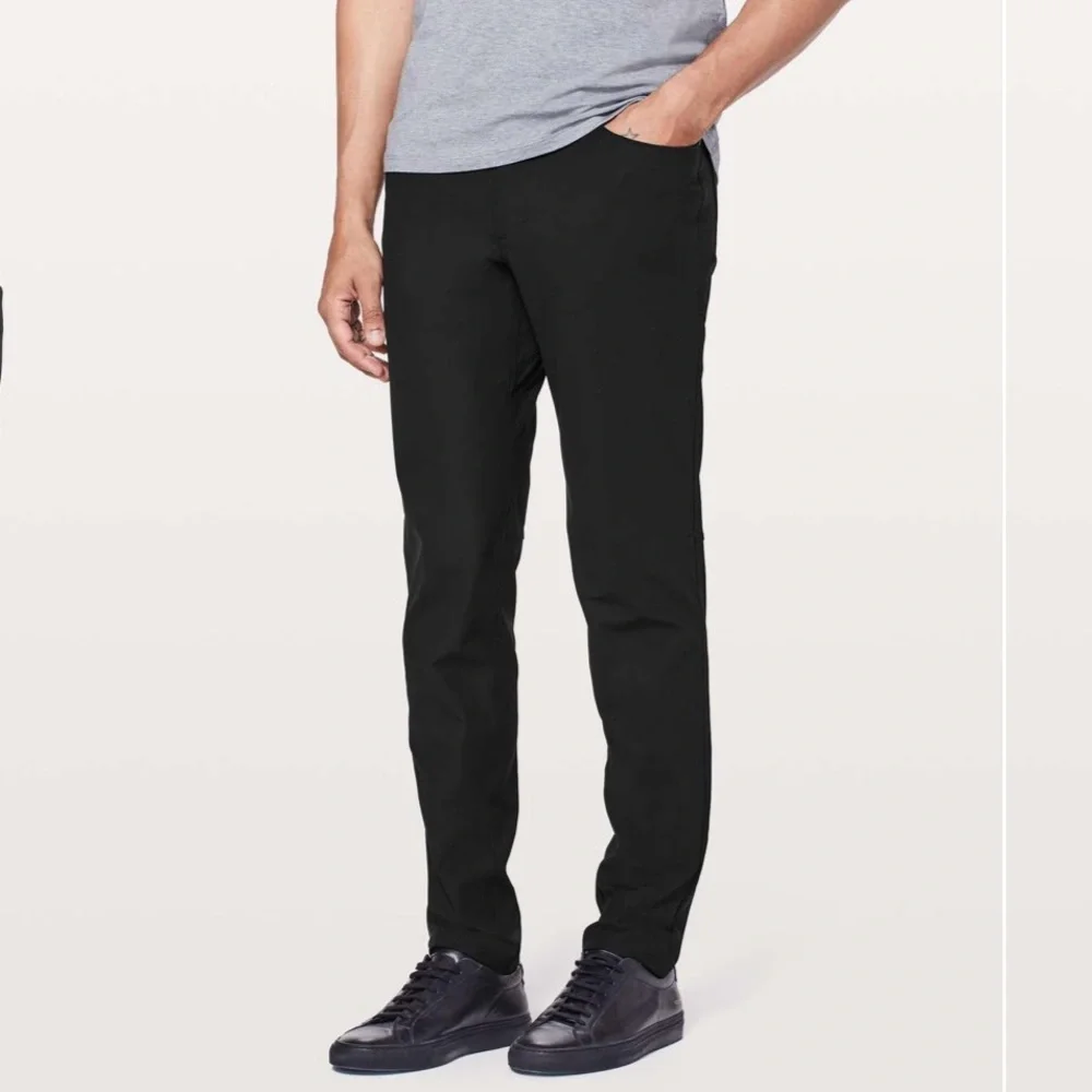 lululemon athletica ABC 5-Pocket Trousers Slim Fit - 34x32 black - Picture 10 of 11